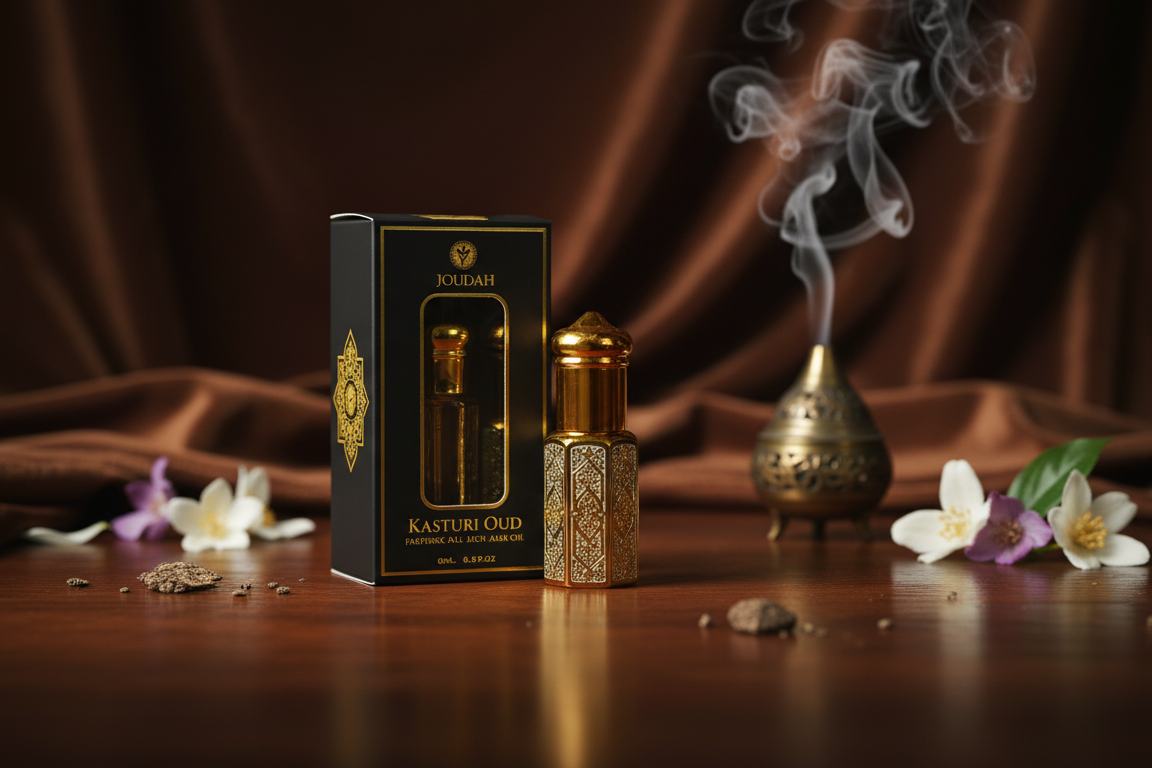 Joudah Parfum Roll On - Kasturi Oud (6 ml)